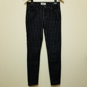 PAIGE| Verdugo Ultra Skinny Flocked Stripe Jeans